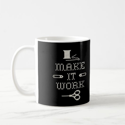 Maak het werk Mode Koffiemok (Links)