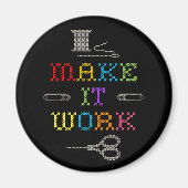 Maak het werk Mode Magneet (Voorkant)