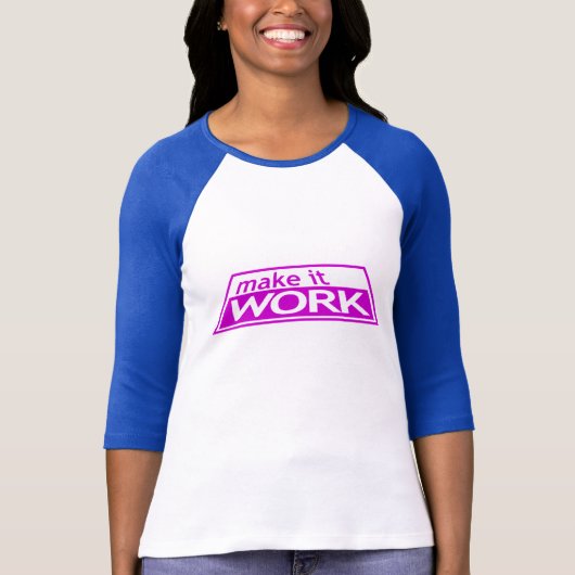 MAAK HET WERKEN - Project Runway Tim Gunn Heidi Kl T-shirt (Voorkant)