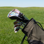 Maak het zelf 1 familienaam & foto golfheadcover (Insitu)