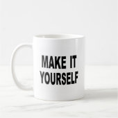 Maak het zelf aan koffiemok (Links)