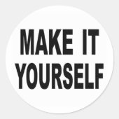 Maak het zelf aangepaste Stickers (Voorkant)