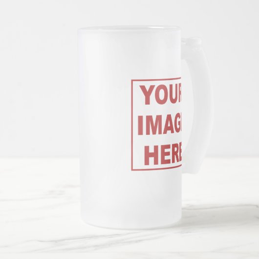 Maak het zelf-bevroren glazen Mok (Voorkant rechts)