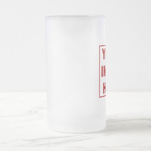 Maak het zelf-bevroren glazen Mok (Center)