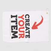 MAAK-HET-ZELF DIY Aangepast ontwerp uploaden Golfhanddoek (Horizontaal)