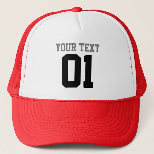 MAAK-HET-ZELF DIY Aangepaste Print Afscheid Van De Trucker Pet (Voorkant)