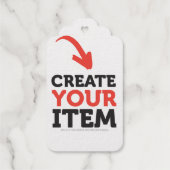 MAAK-HET-ZELF DIY Aangepaste upload bruiloft Cadeaulabels (Achterkant)