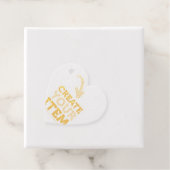 MAAK-HET-ZELF DIY Aangepaste upload hart huwelijks Bedankjes Labels (Met doos)