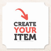 MAAK-HET-ZELF DIY Aangepaste upload huwelijksontwe Kartonnen Onderzetters (Voorkant)