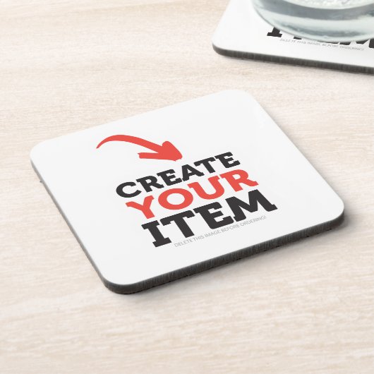 MAAK-HET-ZELF DIY Eigen ontwerp uploaden Onderzetter (Linkerzijde)