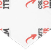 MAAK-HET-ZELF DIY Eigen ontwerp uploaden Tafelkleed (Gekanteld)