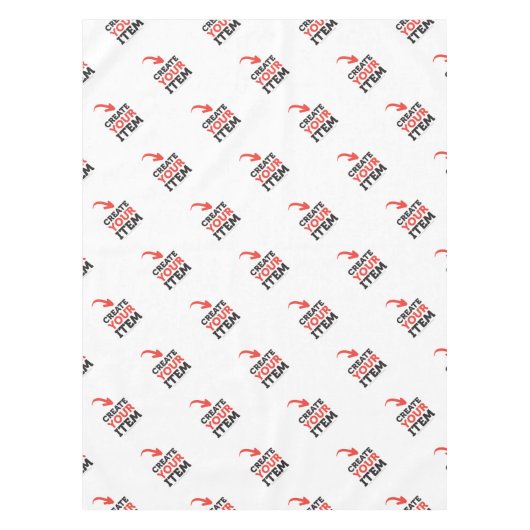 MAAK-HET-ZELF DIY Eigen ontwerp uploaden Tafelkleed (Voorkant)