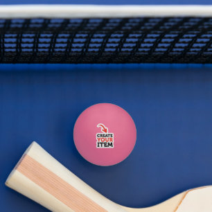 MAAK-HET-ZELF DIY Op Maat Gemaakte Roze Glow in th Pingpongbal