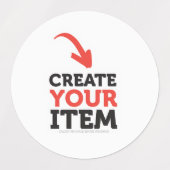 MAAK-HET-ZELF DIY Upload je ontwerp waterdicht Labels (Design 2)