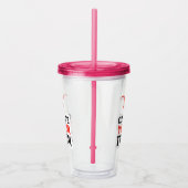 MAAK-HET-ZELF Doe-het-zelf ontwerp upload je eigen Acryl Drinkbeker (Rechts)