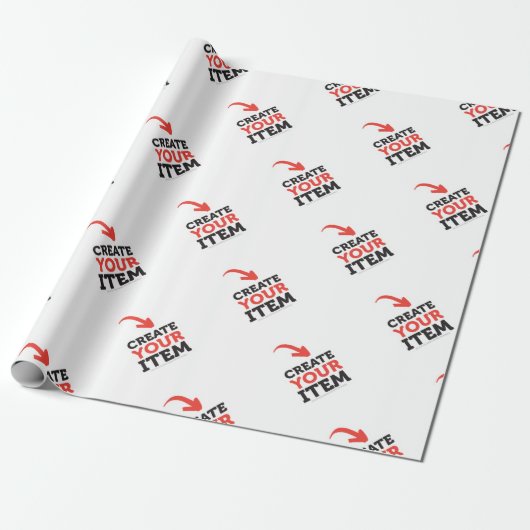 MAAK-HET-ZELF Doe-het-zelf ontwerp upload je eigen Cadeaupapier (Uitgerold)