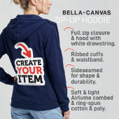 MAAK-HET-ZELF Doe-het-zelf ontwerp upload je eigen Hoodie