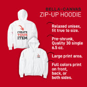 MAAK-HET-ZELF Doe-het-zelf ontwerp upload je eigen Hoodie