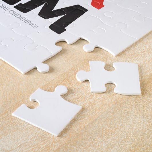 MAAK-HET-ZELF Doe-het-zelf ontwerp upload je eigen Legpuzzel (Zijkant)