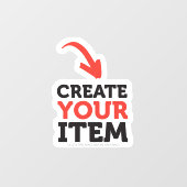MAAK-HET-ZELF Doe-het-zelf ontwerp upload je eigen Raamsticker (Vel)
