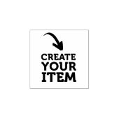MAAK-HET-ZELF Doe-het-zelf ontwerp upload je eigen Rubberstempel (Afrduk)