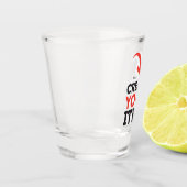 MAAK-HET-ZELF Doe-het-zelf ontwerp upload je eigen Shot Glas (Links)