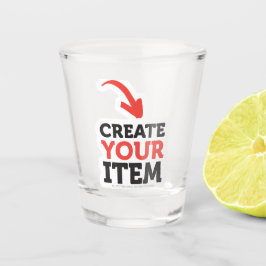 MAAK-HET-ZELF Doe-het-zelf ontwerp upload je eigen Shot Glas