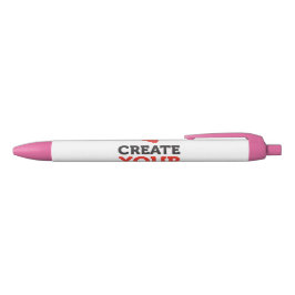 MAAK-HET-ZELF Doe-het-zelf ontwerp upload je eigen Zwarte Inkt Pen