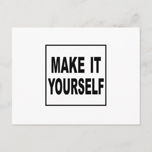 Maak het zelf eigen Briefkaarten (Voorkant)