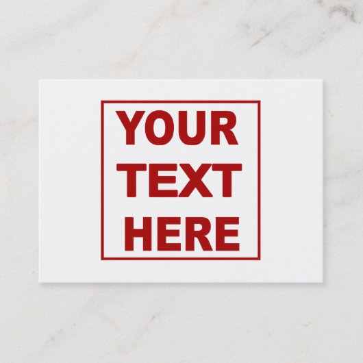 Maak het zelf eigen Visitekaartjes (Voorkant)