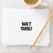 Maak het zelf etiket (Insitu)