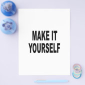 Maak het zelf Flyer (Enkel)