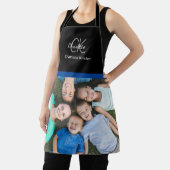 Maak het zelf gepersonaliseerde foto monogram naam schort (Insitu)