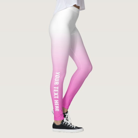 Maak het zelf maatwerk Modern Elegant Roze Leggings (Rechts)