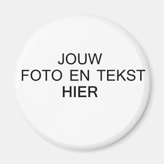 Maak het zelf magneet (Voorkant)