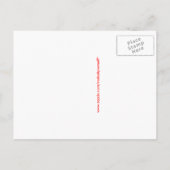 Maak het zelf Thanksgiving Briefkaart Uitnodiging (Achterkant)