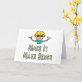 Maak het zinvol kaart (Gele Bloem)