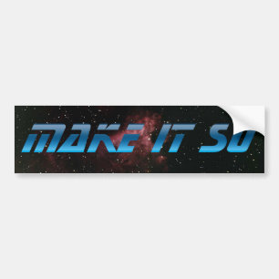 Maak het zo bumpersticker