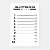 Maak het zwart-wit om Lijst te doen Post-it® Notes (Voorkant)