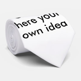Maak hier je eigen idee - door Shirt to Design Stropdas