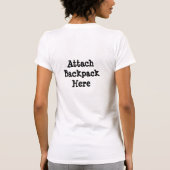 Maak hier rugzak aan t-shirt (Achterkant)