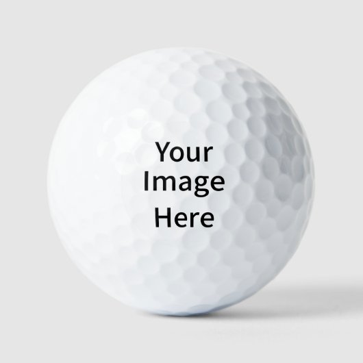 Maak hier uw eigen aangepaste afbeelding golfballen (Voorkant)