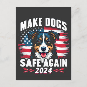 Maak Honden Weer Veilig Trump Vance Amerikaanse Ve Briefkaart