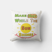 Maak hooi terwijl de zon schijnt