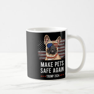 Maak huisdieren weer veilig Franse Bulldog Trump 2 Koffiemok