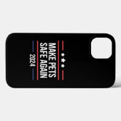 Maak huisdieren weer veilig Grappig bewustzijn van Case-Mate iPhone Case (Achterkant (horizontaal))