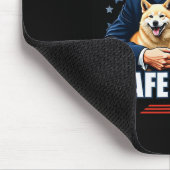 Maak huisdieren weer veilig Grappig Pro Trump 2024 Muismat (Hoek)