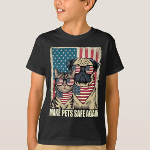 Maak huisdieren weer veilig met het eten van de ho t-shirt