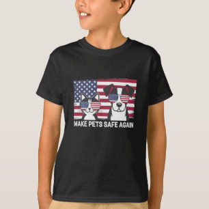 Maak huisdieren weer veilig Trump Harris debat 202 T-shirt
