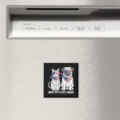 Maak huisdieren weer veilig Trump Harris debathond Magneet (Insitu (Vaatwasser))